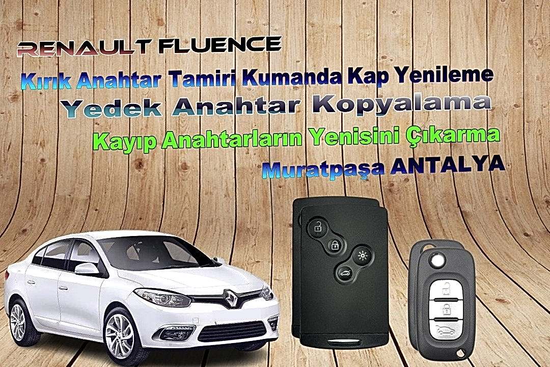 Renault Fluence Yedek Anahtar Yapımı Bakı