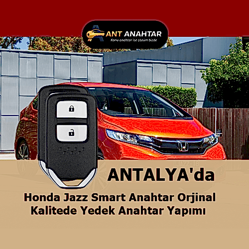Honda Jazz 2014–2020 Yedek Anahtar Yapımı Bakı