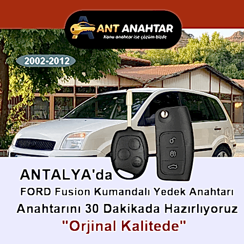 Ford Fusion Yedek Anahtar Yapımı Bakı (2002–2012)