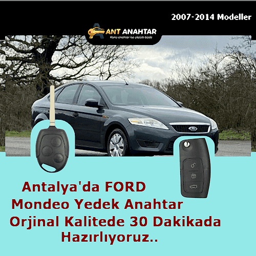 Ford Mondeo Yedek Anahtar Yapımı Bakı (2007–2014)