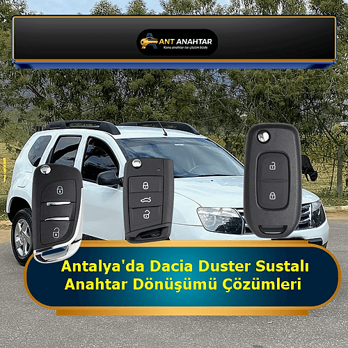 Dacia Duster Sustalı Anahtar Yapımı Bakı