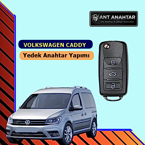 Volkswagen Caddy 2015-2018 Anahtarı Bakı