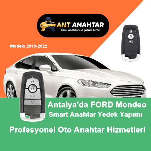 Ford Mondeo Smart Yedek Anahtar Yapımı Bakı (2019–2022)