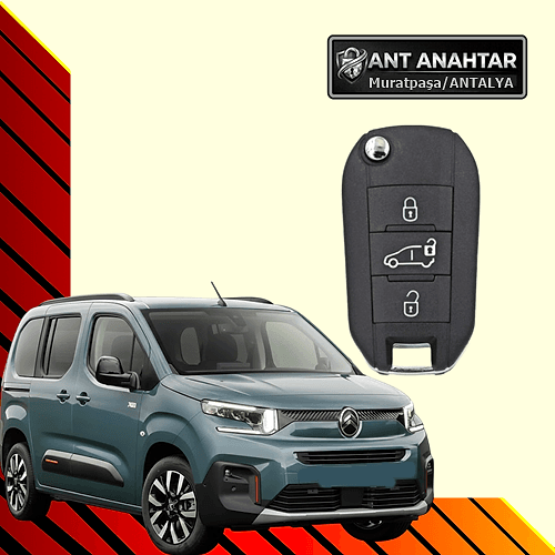 Citroen Berlingo 2018 - 2023 Anahtarı Bakı