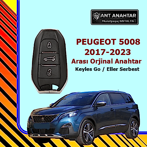 Peugeot 5008 Smart Anahtarı Bakı
