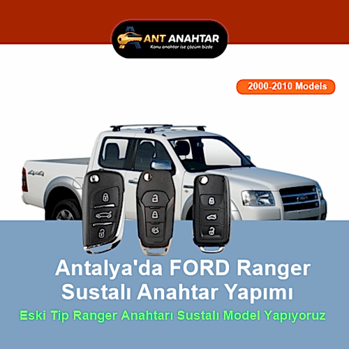 Ford Ranger Yedek Anahtar Yapımı Bakı (2000–2011)