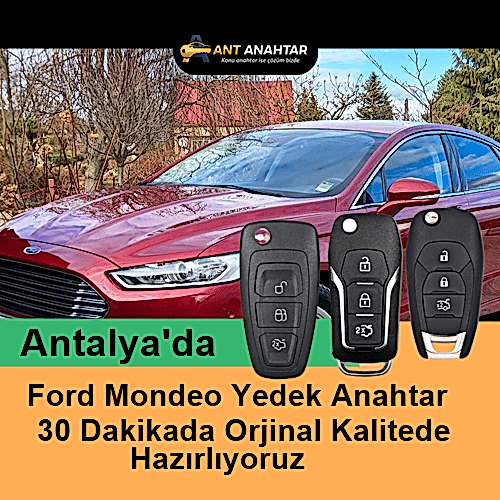 Ford Mondeo Sustalı Yedek Anahtar Yapımı Bakı (2014–2019)
