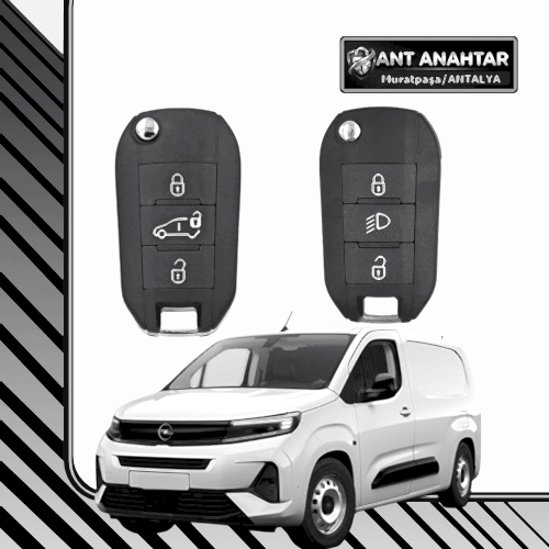 Opel Combo E Sustalı Anahtar Bakı