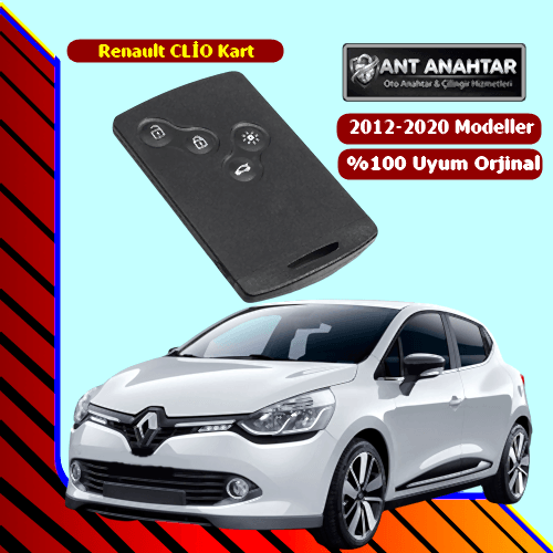 Renault Clio 4 Kart Anahtar Bakı