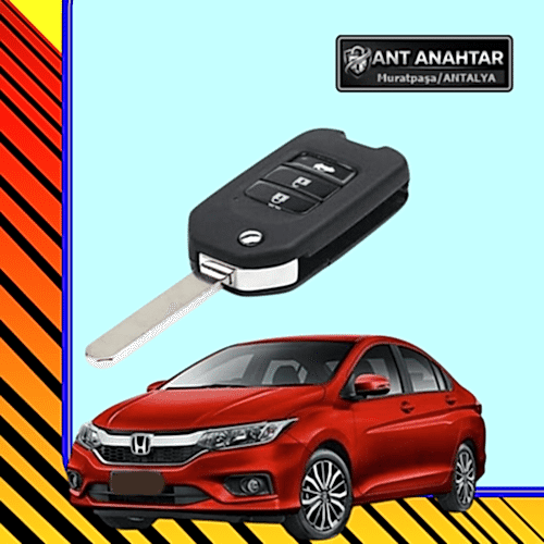 Honda City 2014–2020 Yedek Sustalı Anahtar Yapımı Bakı