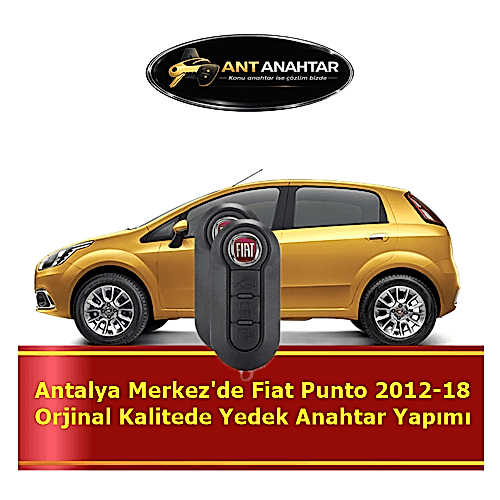 Fiat Punto 2012-2018 Yedek Anahtar Kopyalama