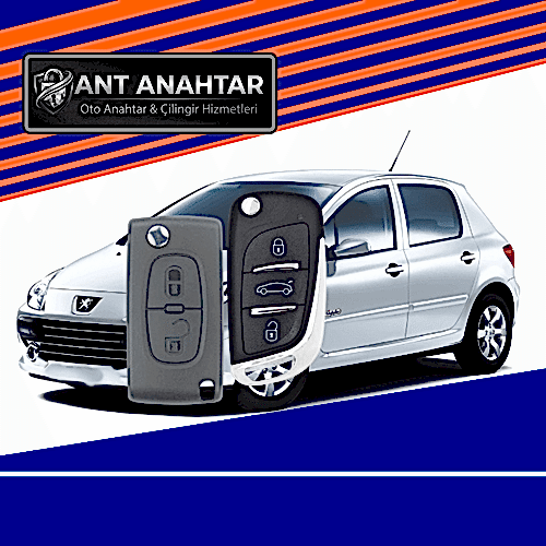Peugeot 307 Yedek Anahtar Yapımı Bakı