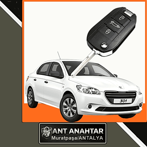 Peugeot 301 (2012–2018) Anahtarı Bakı