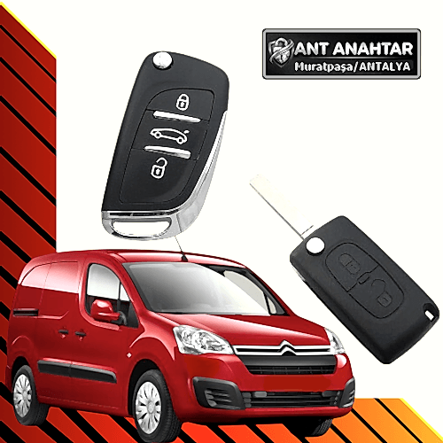 Citroen Berlingo 2009-2018 Anahtarı Bakı